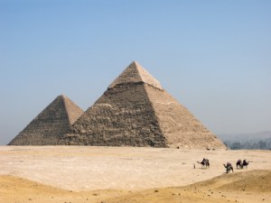 The pyramid of Khephren (Khafre)